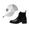 Footwear, headwear, and accessories