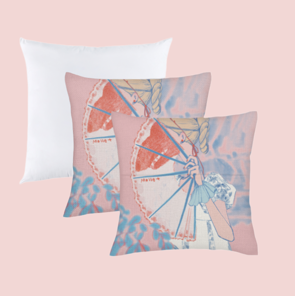 RosyMollet Artwork, Pillow Cover Set, Multi-Sizes