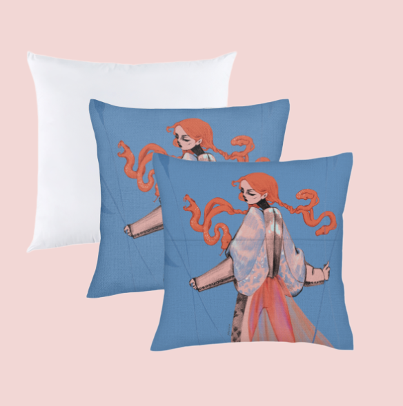 RosyMollet Artwork, Pillow Cover Set, Multi-Sizes