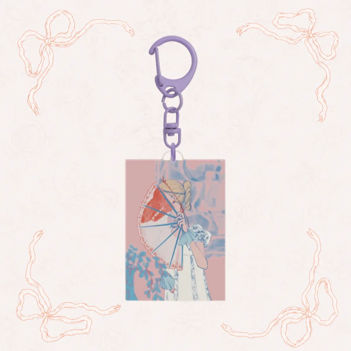RosyMollet Artwork, Acrylic Keychain Charm 5