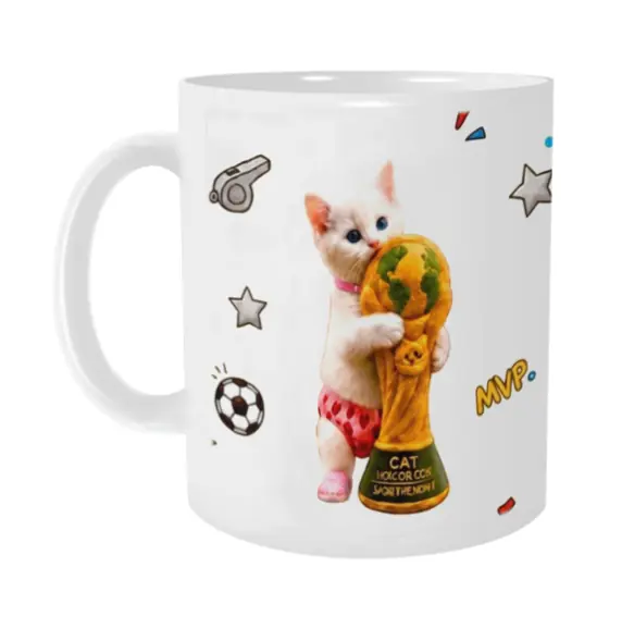 Cilekli Don Cat Coffee Mug