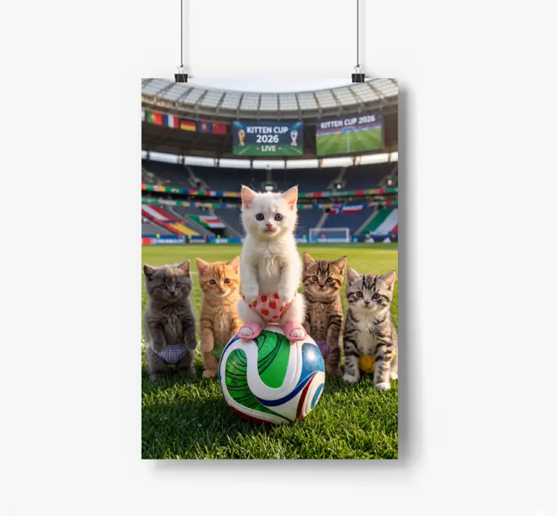 Cilekli Don Cat Cup Theme Poster（2）