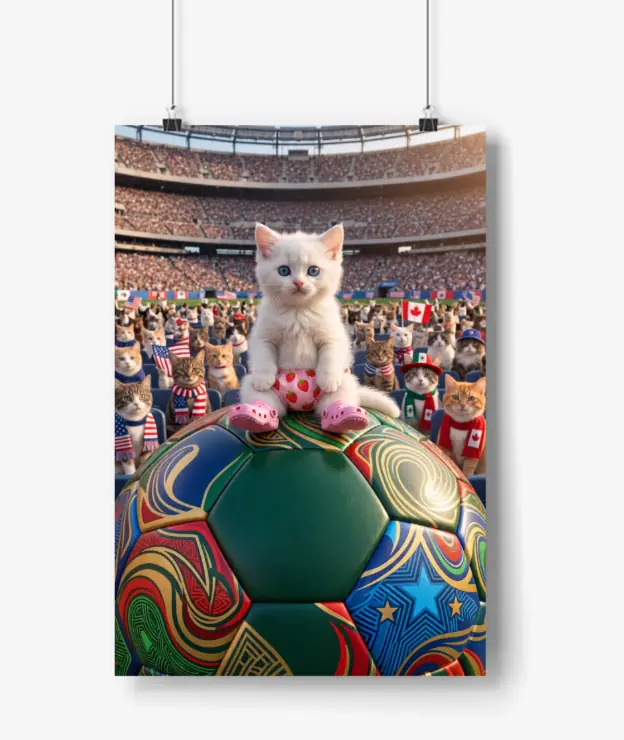 Cilekli Don Cat Cup Theme Poster（1）
