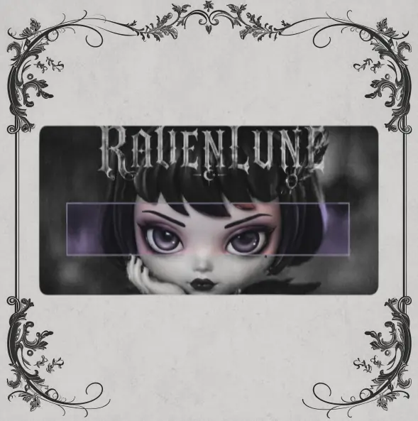 Ravenlune Rubber Mouse Pad