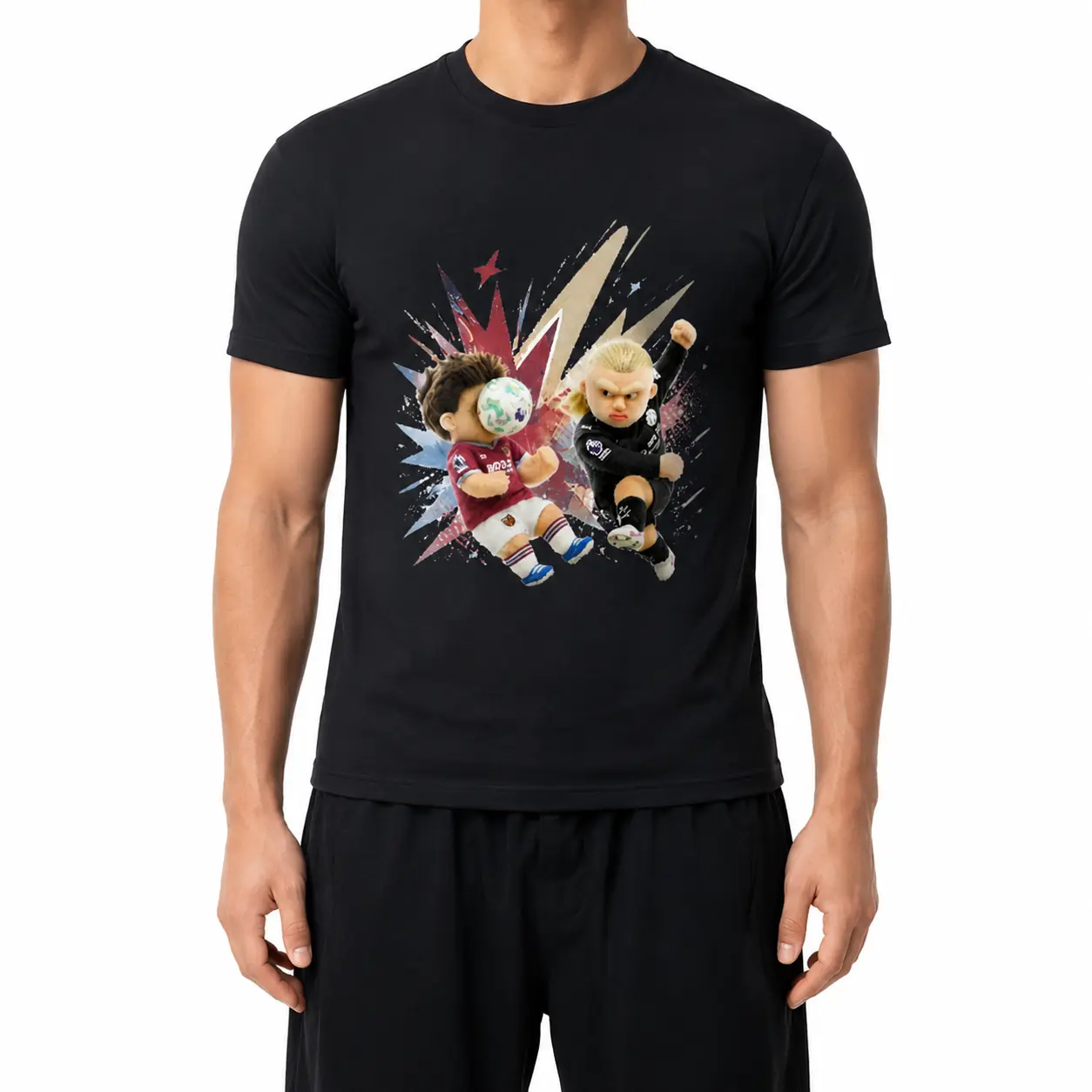Haaland: Ball First, Everything Else Later, Graphic T-Shirt