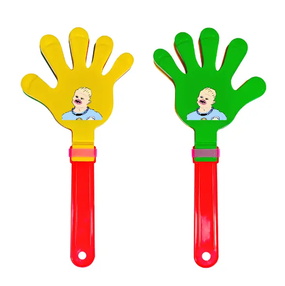 Haaland: Certified Pout, Plastic Hand Clappers