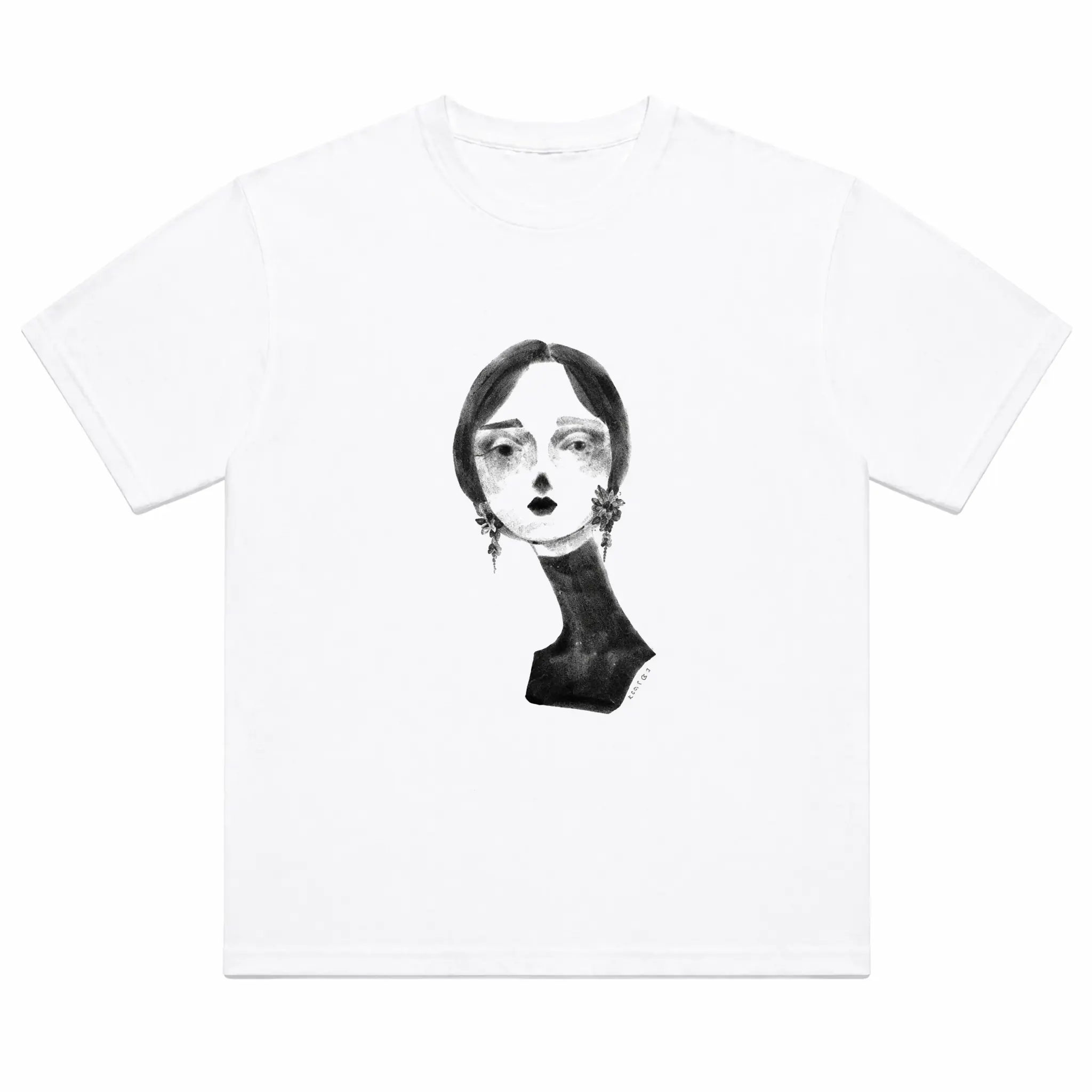 RosyMollet Artwork, Cotton Short Sleeve T-Shirt