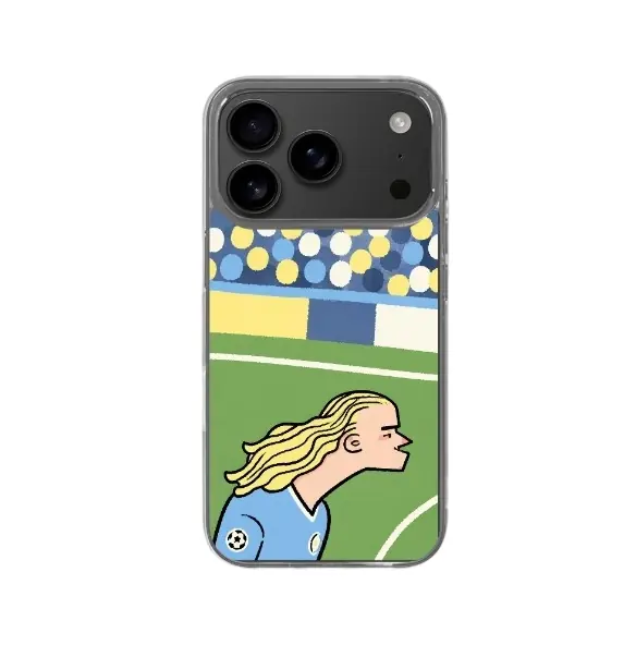 Haaland in Motion, iPhone 17 Pro Mobile Phone Case
