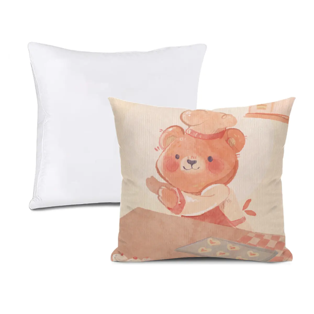 Brooke Adams, ChefBear,Throw Pillow with Insert