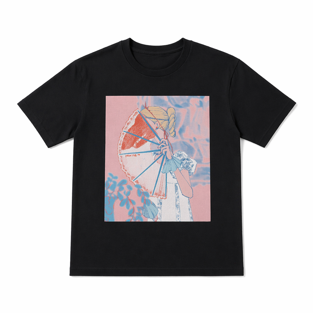RosyMollet Artwork, Cotton Short Sleeve T-Shirt