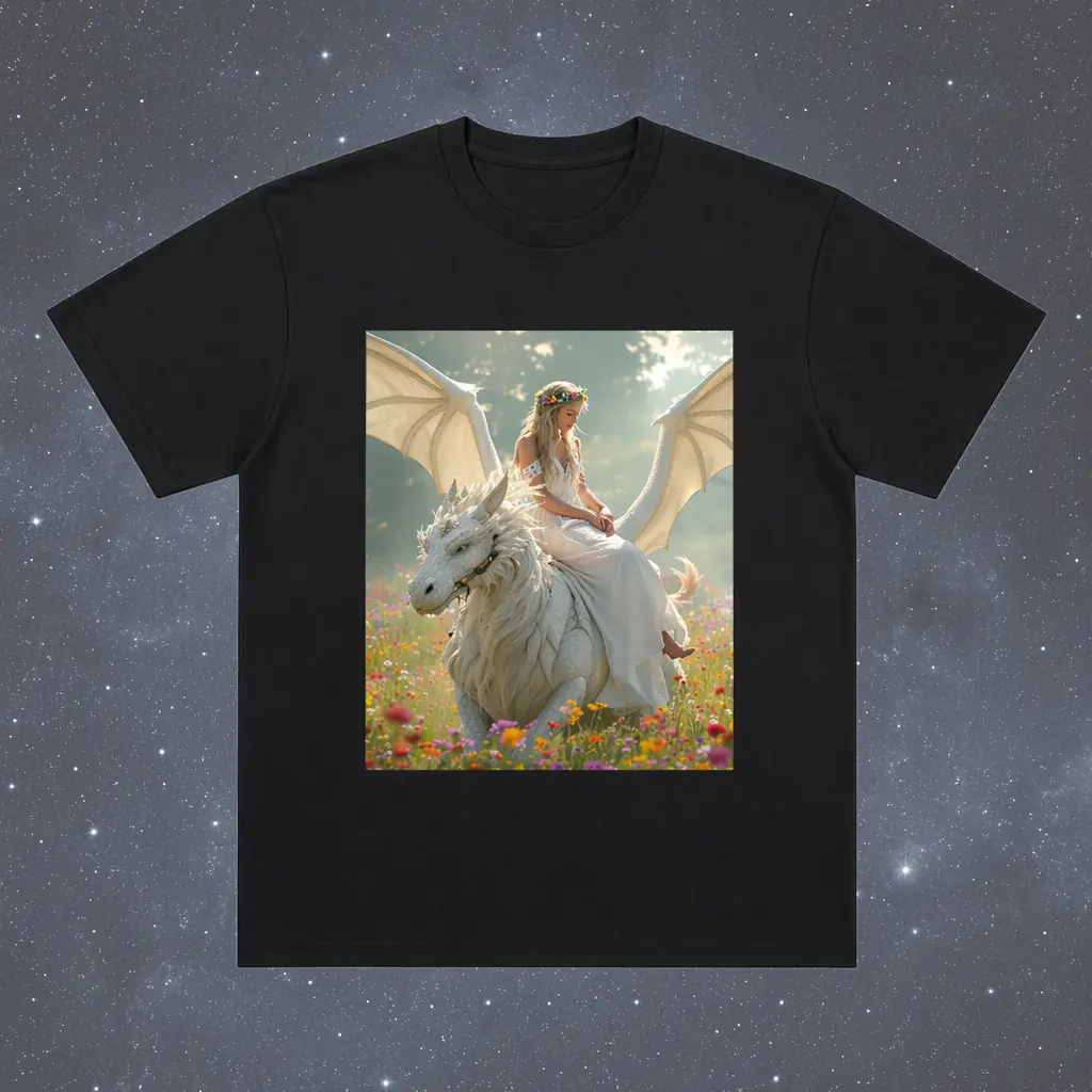 Richy Drinkwater Artwork, Graphic Cotton T-Shirt, Heat Transfer Printing