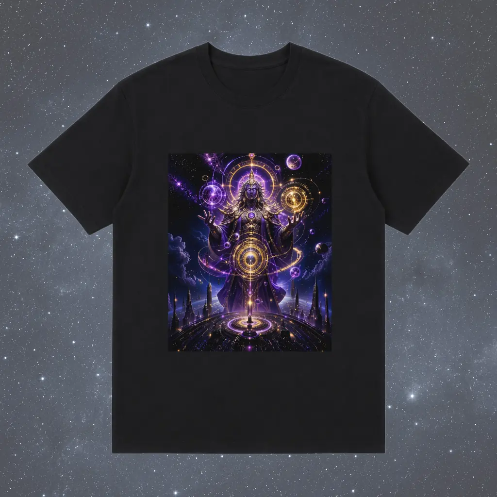 Richy Drinkwater Artwork, Graphic Cotton T-Shirt, Heat Transfer Printing