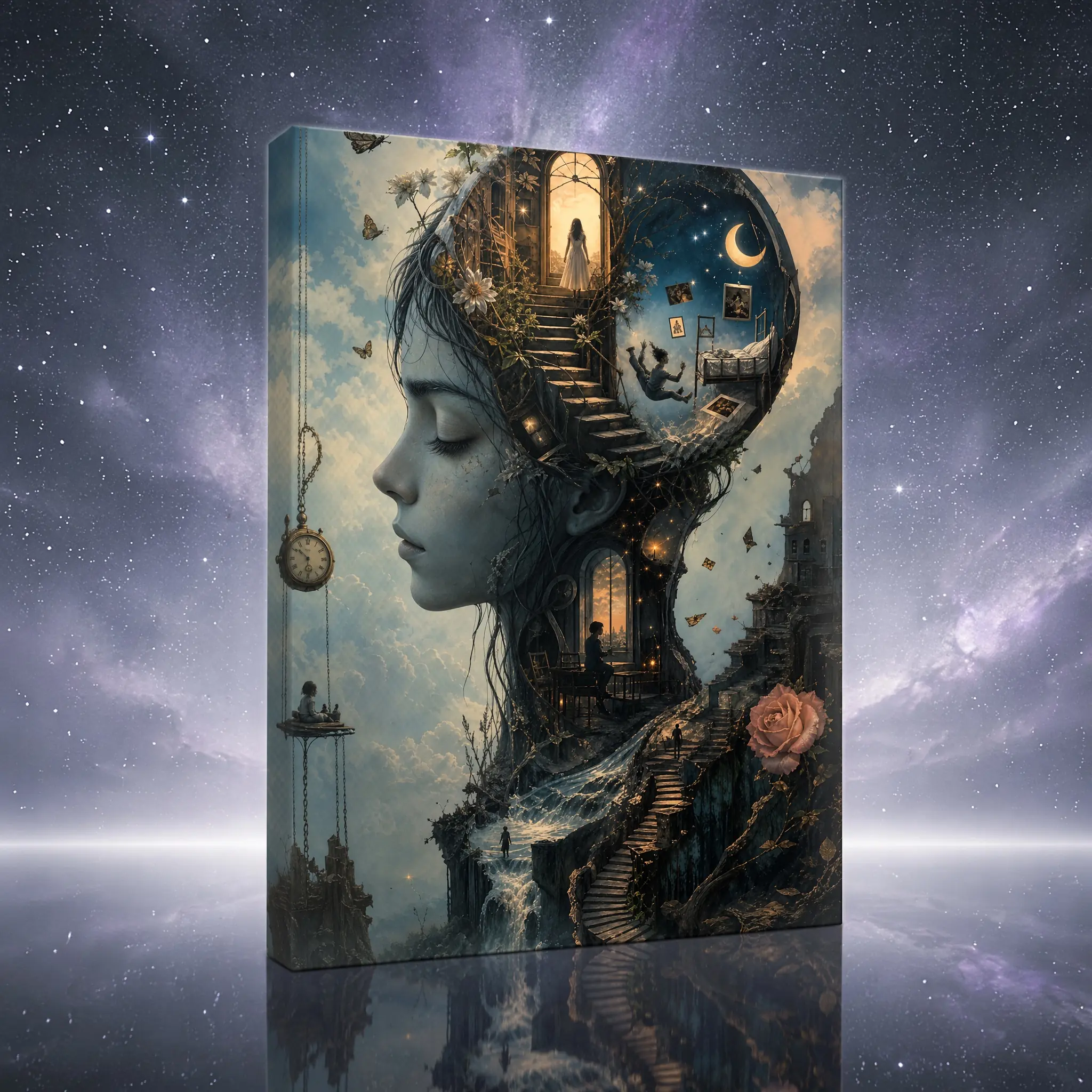 Richy Drinkwater Artwork, Canvas Wall Art, Multiple Sizes