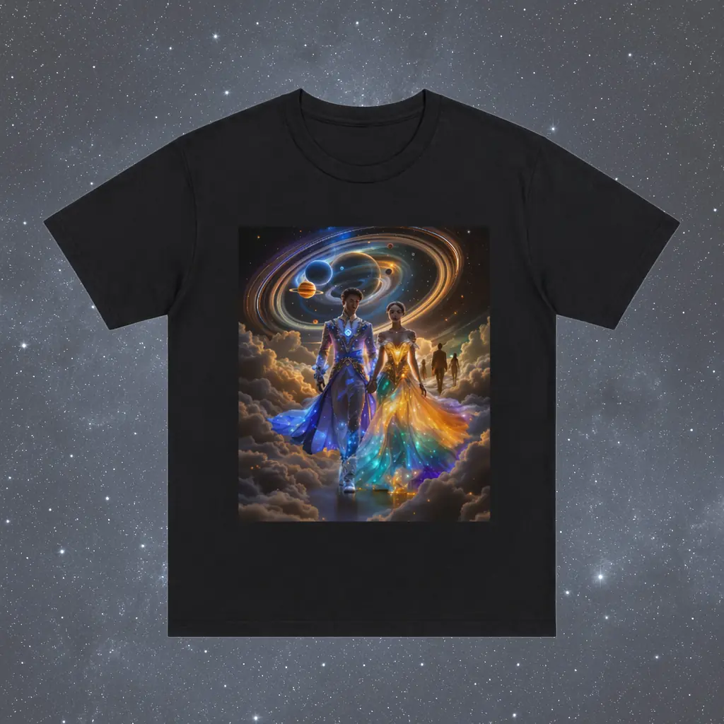 Richy Drinkwater Artwork, Graphic Cotton T-Shirt, Heat Transfer Printing