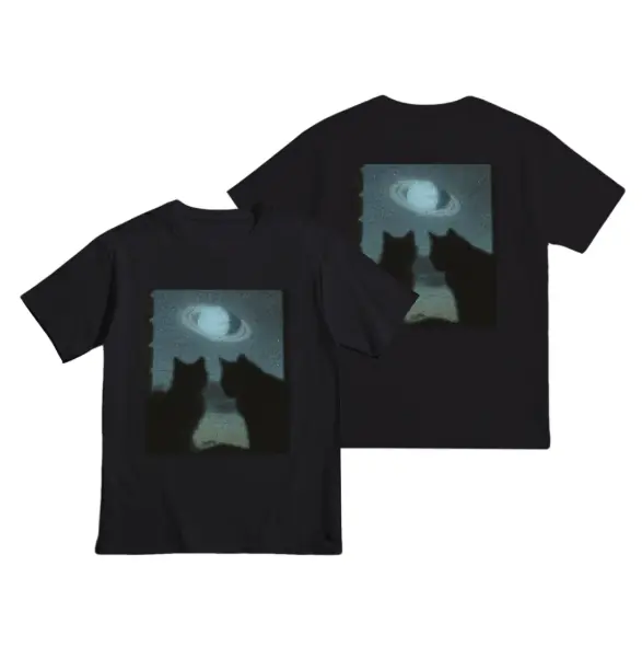 I Meow You. Double-Sided Cotton T-Shirt, Heat Transfer Printing, Multiple Colors Available