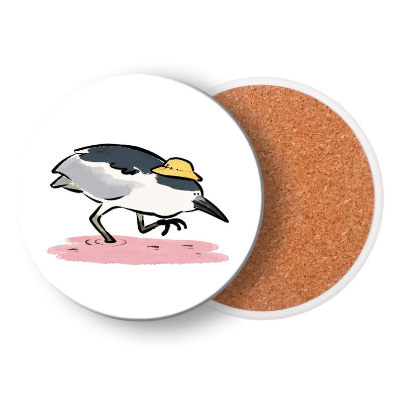 Master Ye's fishing, heat-insulating and non-slip ceramic coaster