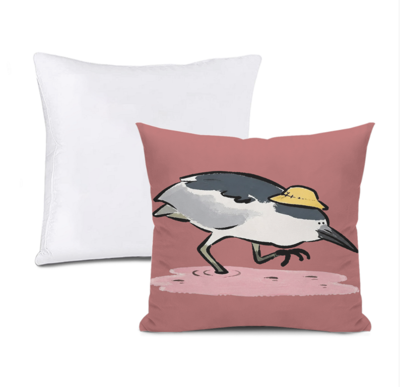 Master Night fishing, polyester velvet throw pillow, double-sided printed pillowcase with insert