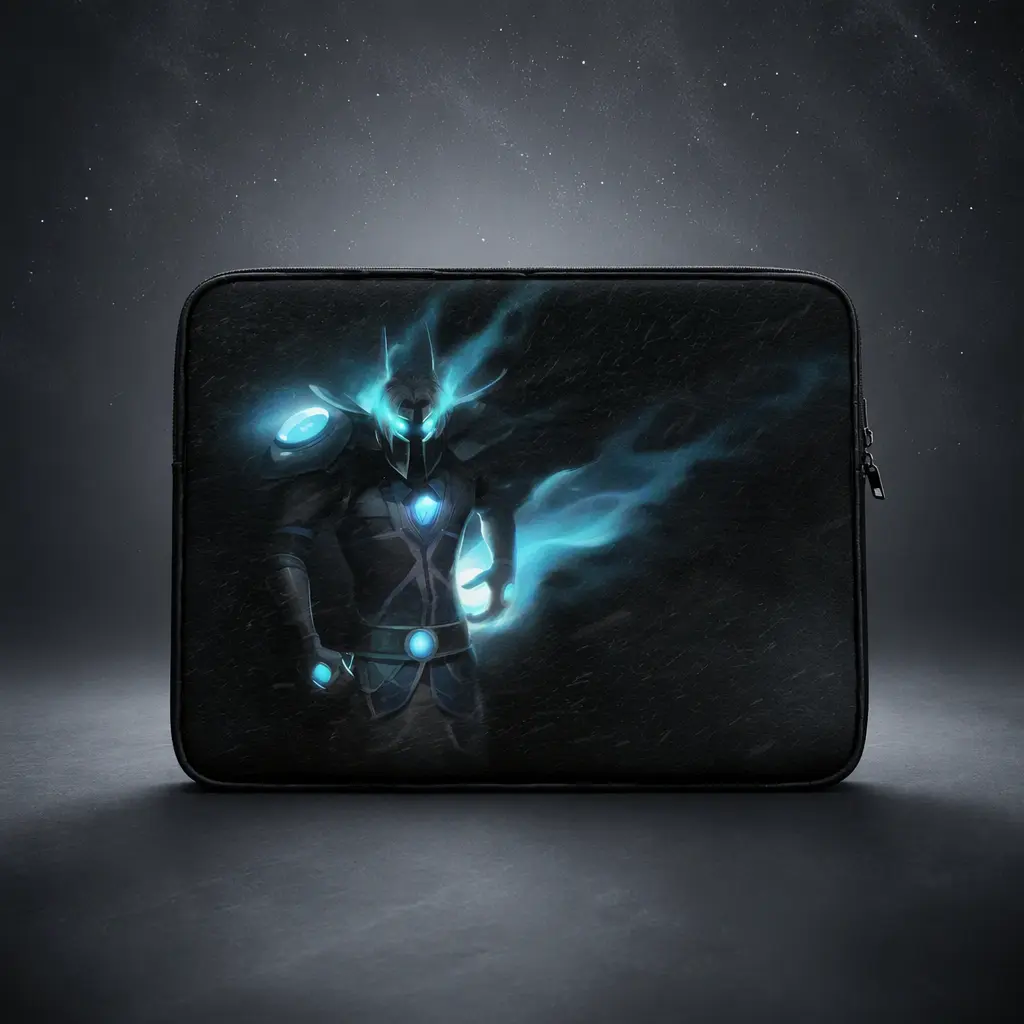 Polyester Laptop Sleeve ,FrostFire Ending Screen Fog,217g/Single-sided Print