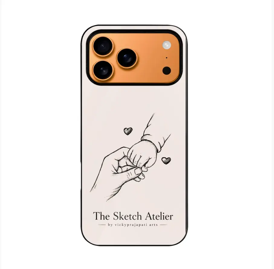 iPhone 17Pro Max TPU Phone Case Single-sided Print,Sweet Embrace,77g