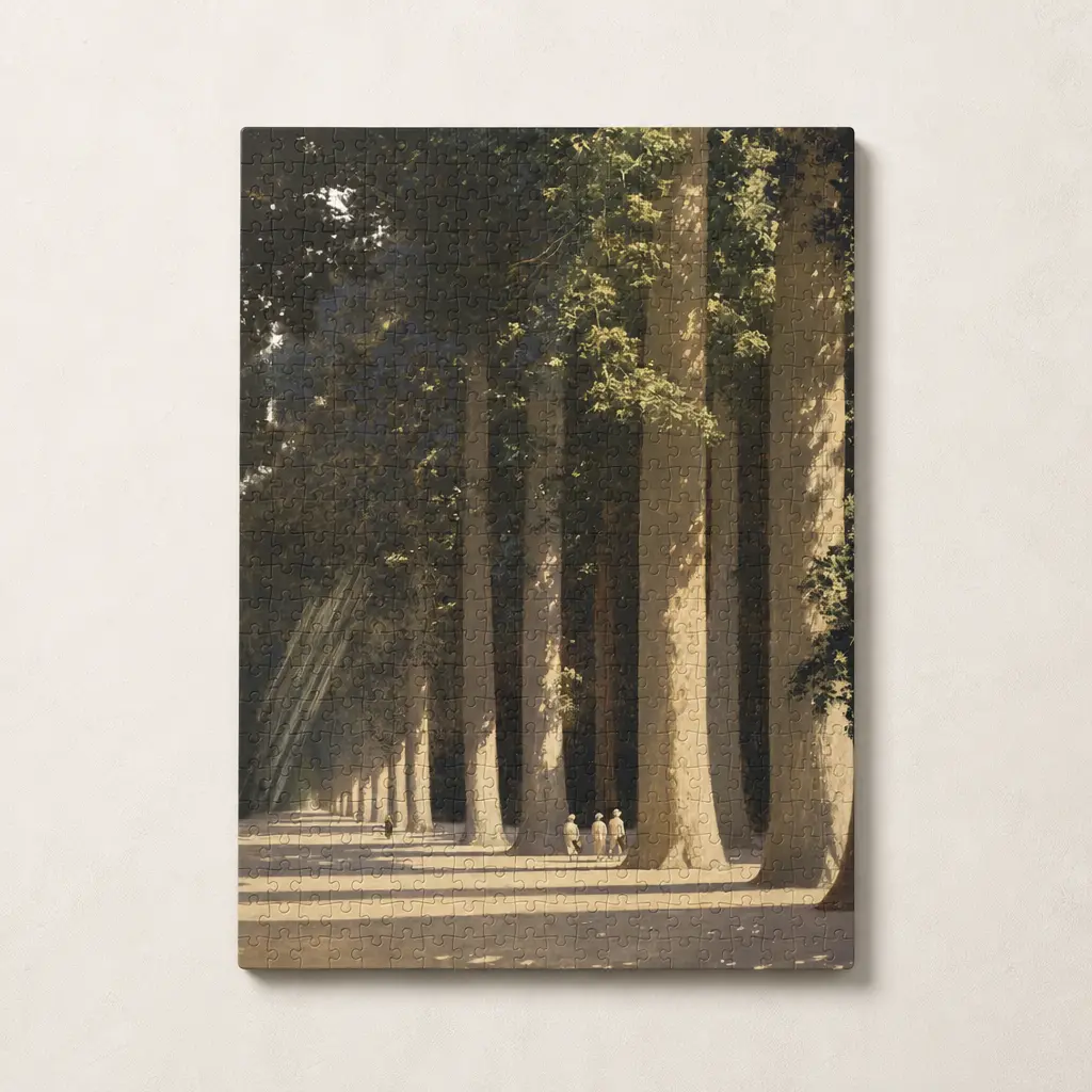 Paper Jigsaw Puzzle (Vertical Box),long-shadows, 290g Single-Sided Print