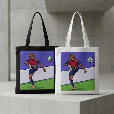 2026 World Cup Special Edition-Canvas Tote Bag, Functional Storage Bag with Large Capacity, Durable Tear-Resistant Material, Smooth Widened Hand Strap, Lightweight and Convenient for Shopping and Travel