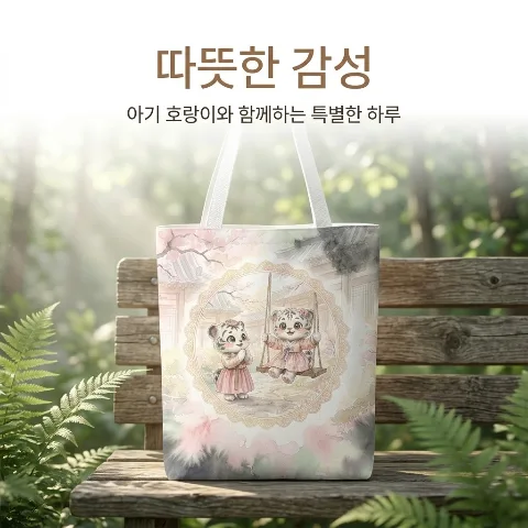 Canvas shopping bag, large capacity durable fabric bag, lightweight and portable, for shopping, travel, and fitness, sturdy handles, stylish white design, hand wash recommended