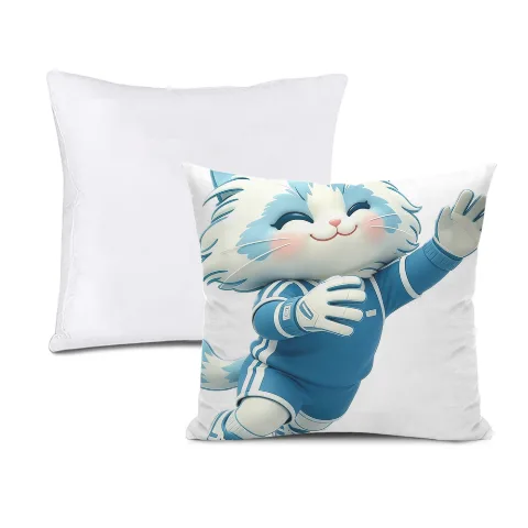 Polyester Throw Pillow Cover, Decorative Cushion Case, Soft Material, Multiple Sizes 12-20inch, Durable Fabric, Easy Care, White Colors