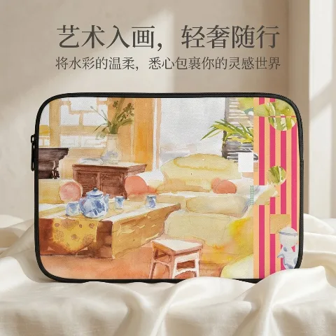 Siheyuan, Pijing series, polyester laptop bag
