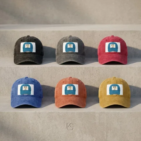 YISU baseball cap, a versatile four-season style featuring a washed, distressed vintage denim texture with cute cartoon bear and panda heat-transfer prints. This unisex cap is perfect for couples and suitable for outdoor sports, sun protection, and shading. Ideal for daily outings, casual street style, travel, vacations, camping, hiking, fishing, cycling, fitness, and running. Designed with an adjustable metal back buckle for a comfortable, breathable, and windproof fit that accommodates various head sizes. The wide, curved brim effectively blocks direct sunlight and harmful UV rays to protect the face and eyes. Lightweight, portable, wear-resistant, dirt-resistant, and shape-retaining, making it the ideal accessory for outdoor activities and daily street wear.
