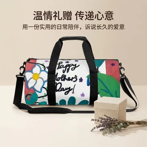 450g Oxford cloth handbag, multifunctional sports crossbody gym bag, luggage trolley sleeve, large capacity main compartment, comfortable carrying straps, lightweight and portable, perfect for swimming, yoga, and travel.