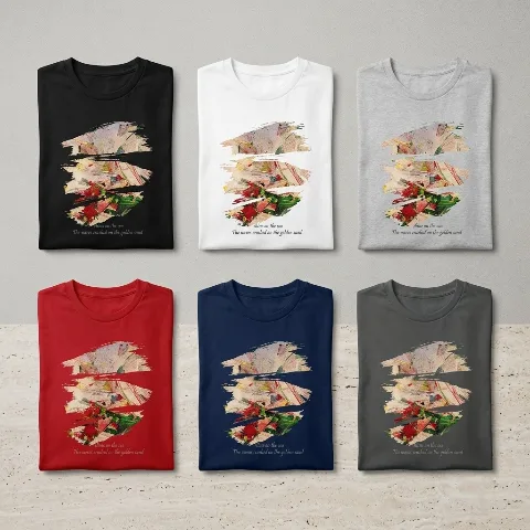 Shi Qi artist pure cotton short-sleeve T-shirt