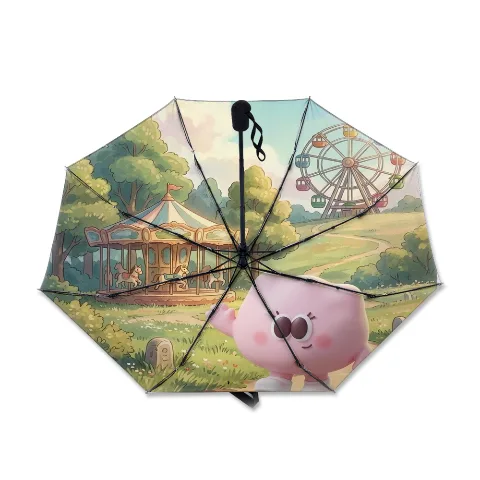 Nibbi's Polyester Fun Cartoon Umbrella