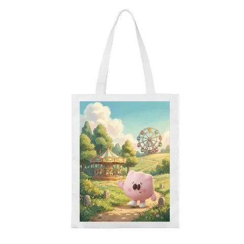 Nibbi's Canvas Tote Bag, Durable Cotton Fabric