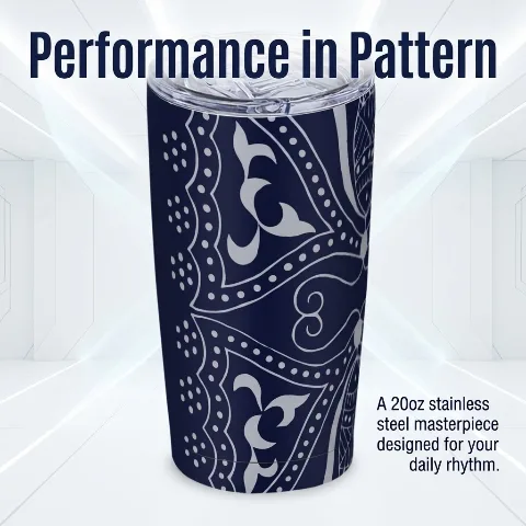 Tumbler Featuring Traditional Miao-Inspired Designs