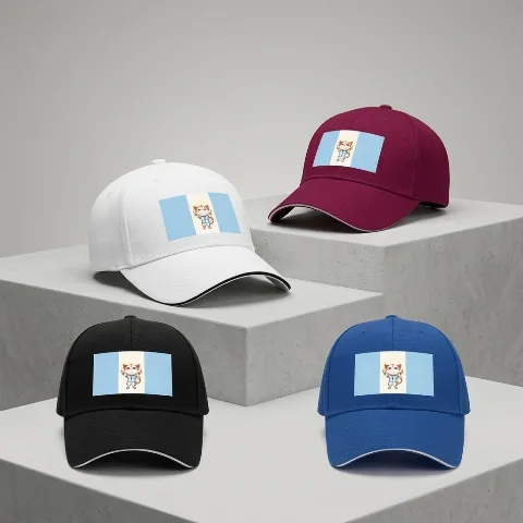 ChinaChic Fox World Cup Series — Branded polyester baseball cap, single-sided print design, suitable for outdoor sports, classic curved brim for UV protection, comfortable and breathable, portable adjustable style, stylish and versatile with multiple color options.